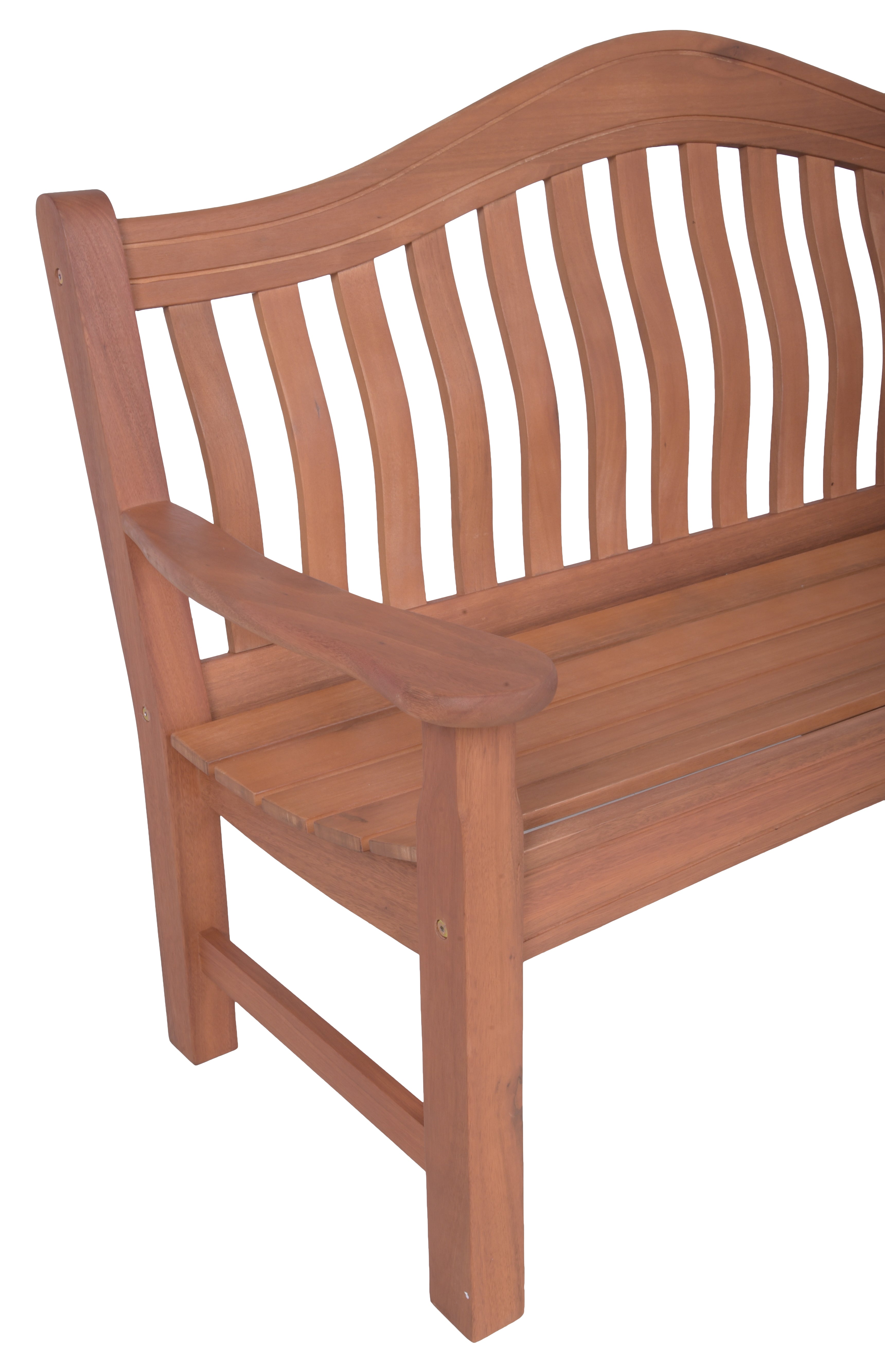 Bank KINGSTON Gartenbank Sitzbank Eukalyptusholz Garden Pleasure 3-Sitzer