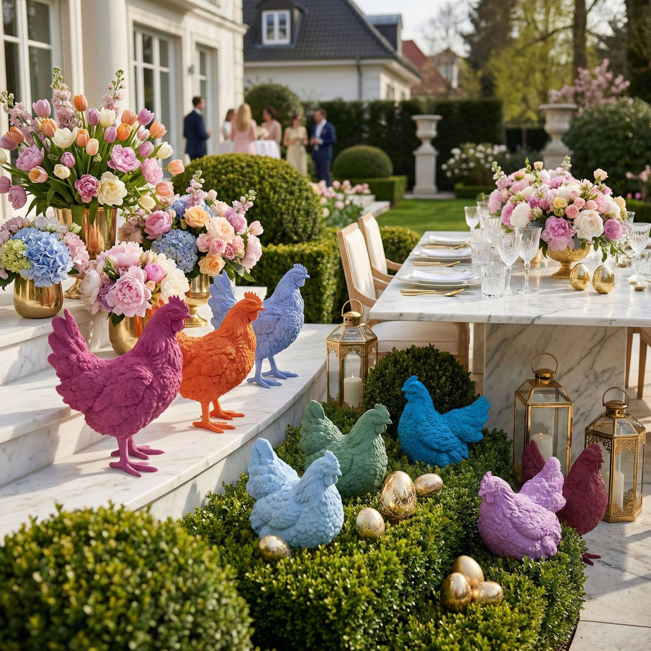 Deko Hühner DekoDiven einzigartige Huhn Deko für Haus & Garten in verschiedenen Farben