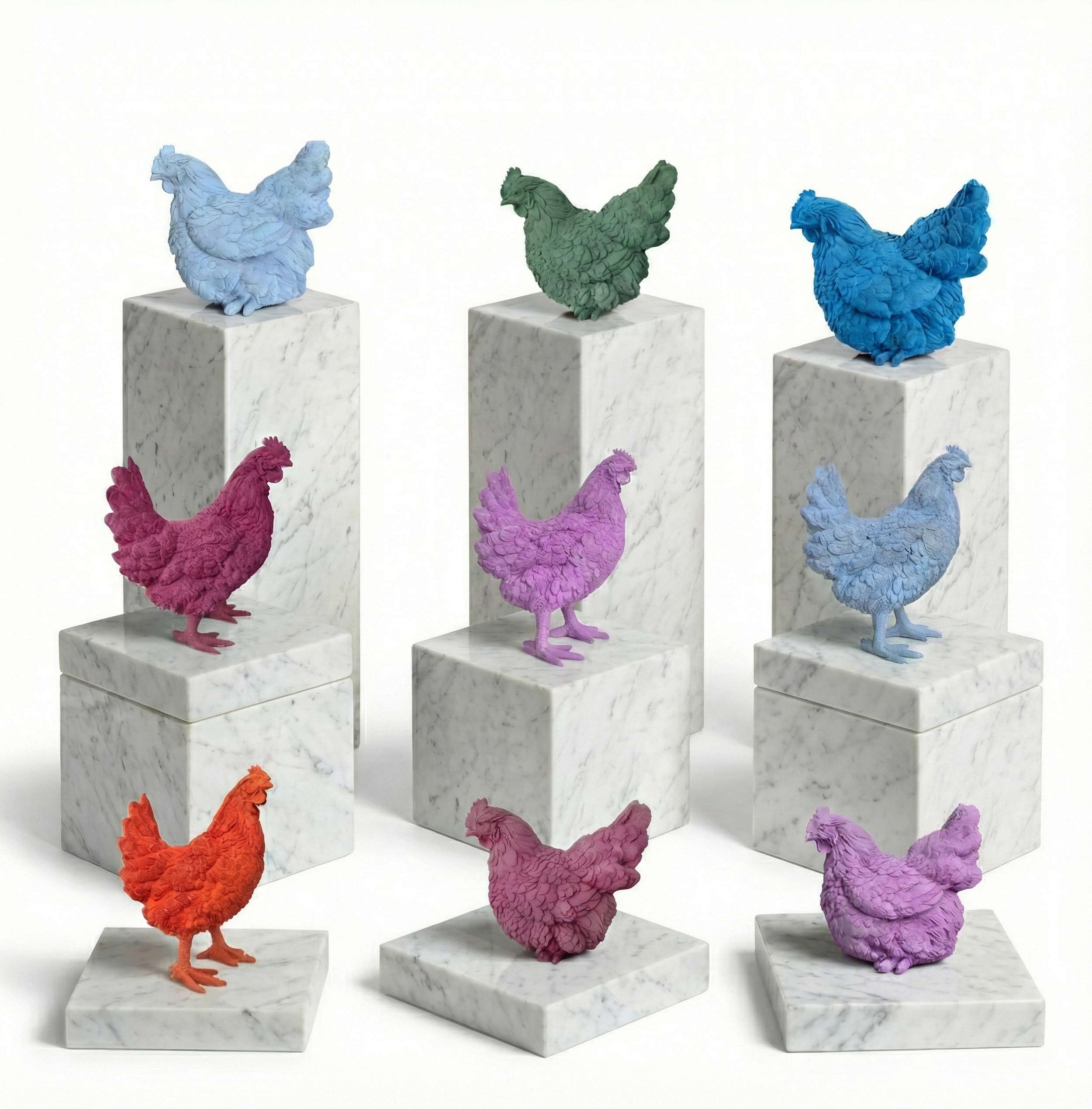 Deko Hühner DekoDiven einzigartige Huhn Deko für Haus & Garten in verschiedenen Farben