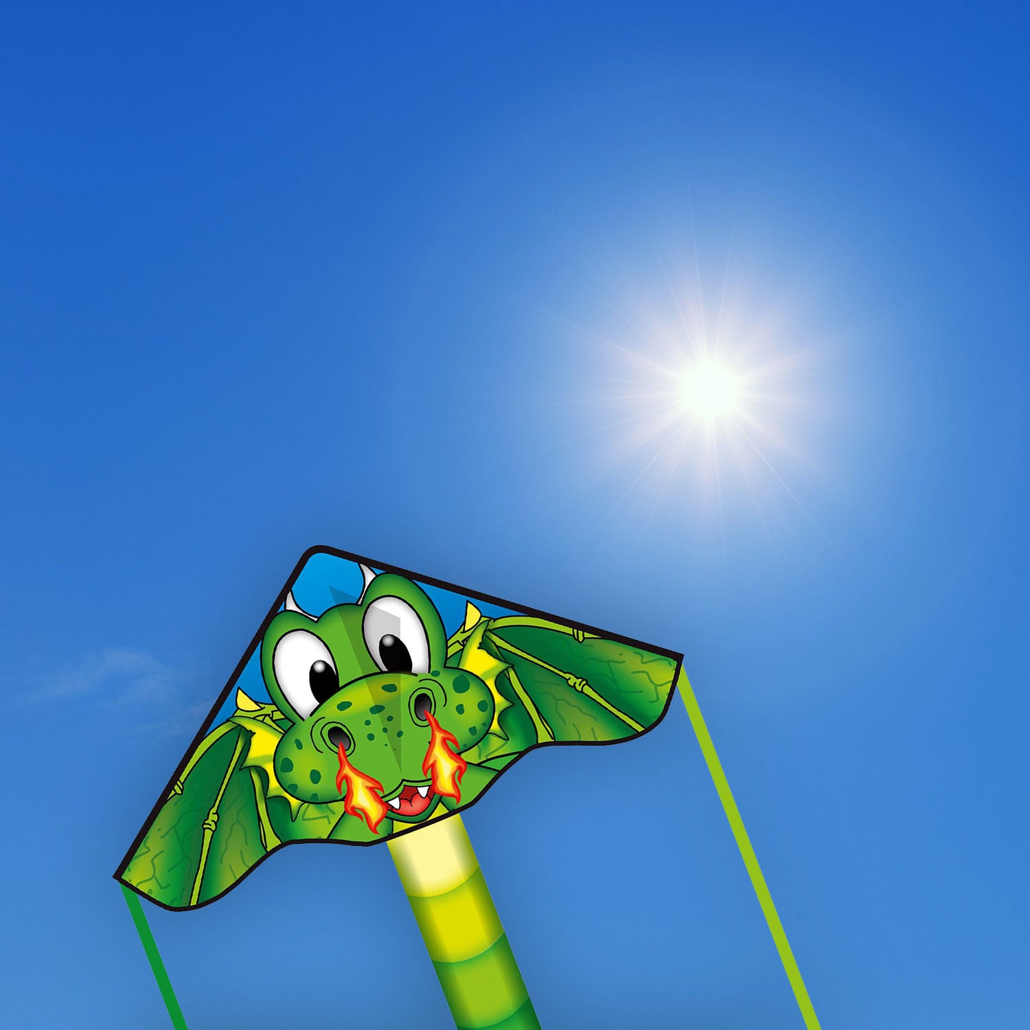 Kinderdrachen Einleiner Drachen HQ Simple Flyer Dragon 85 cm Flugdrache