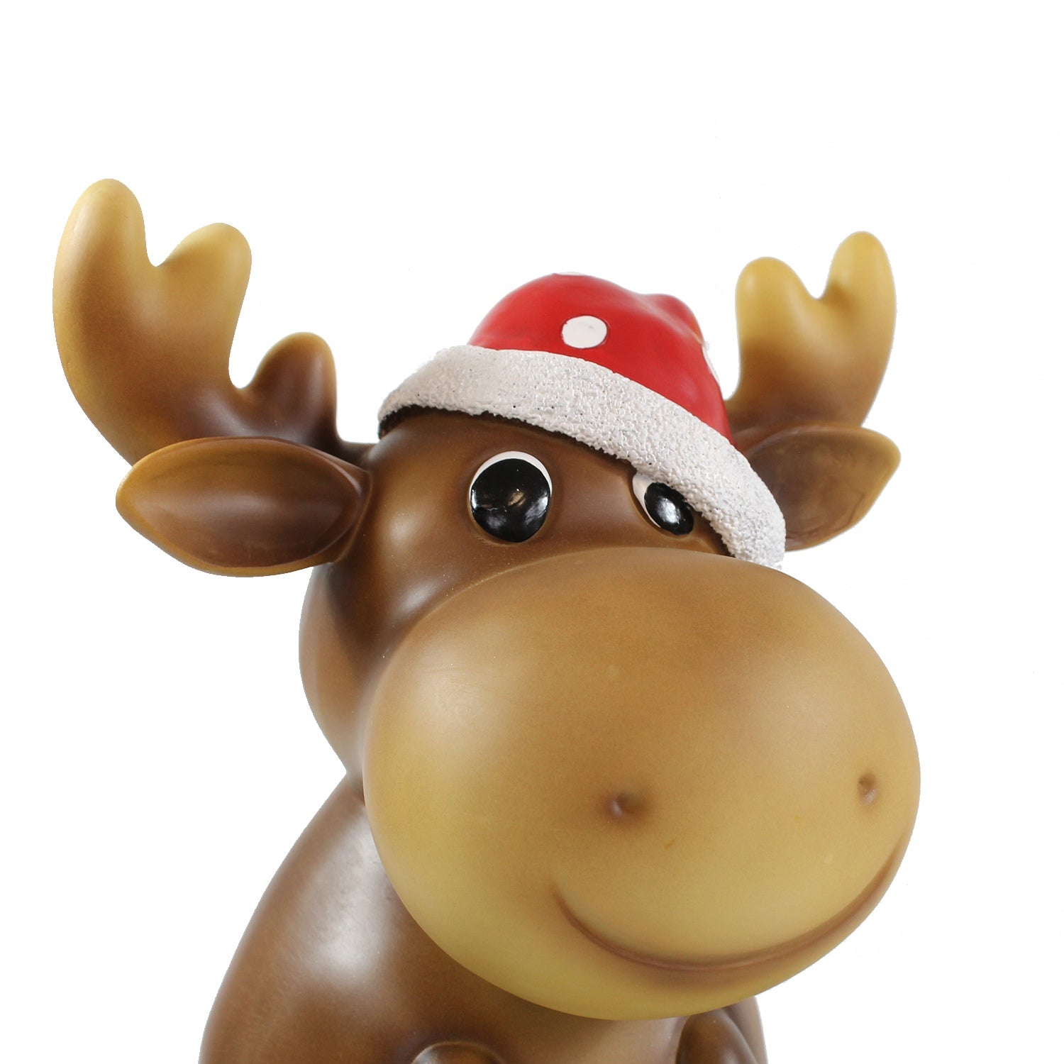 Deko Weihnachtselch Noel Elch Deko Figur Handbemalte Dekofigur aus Polyresin für den Innenbereich