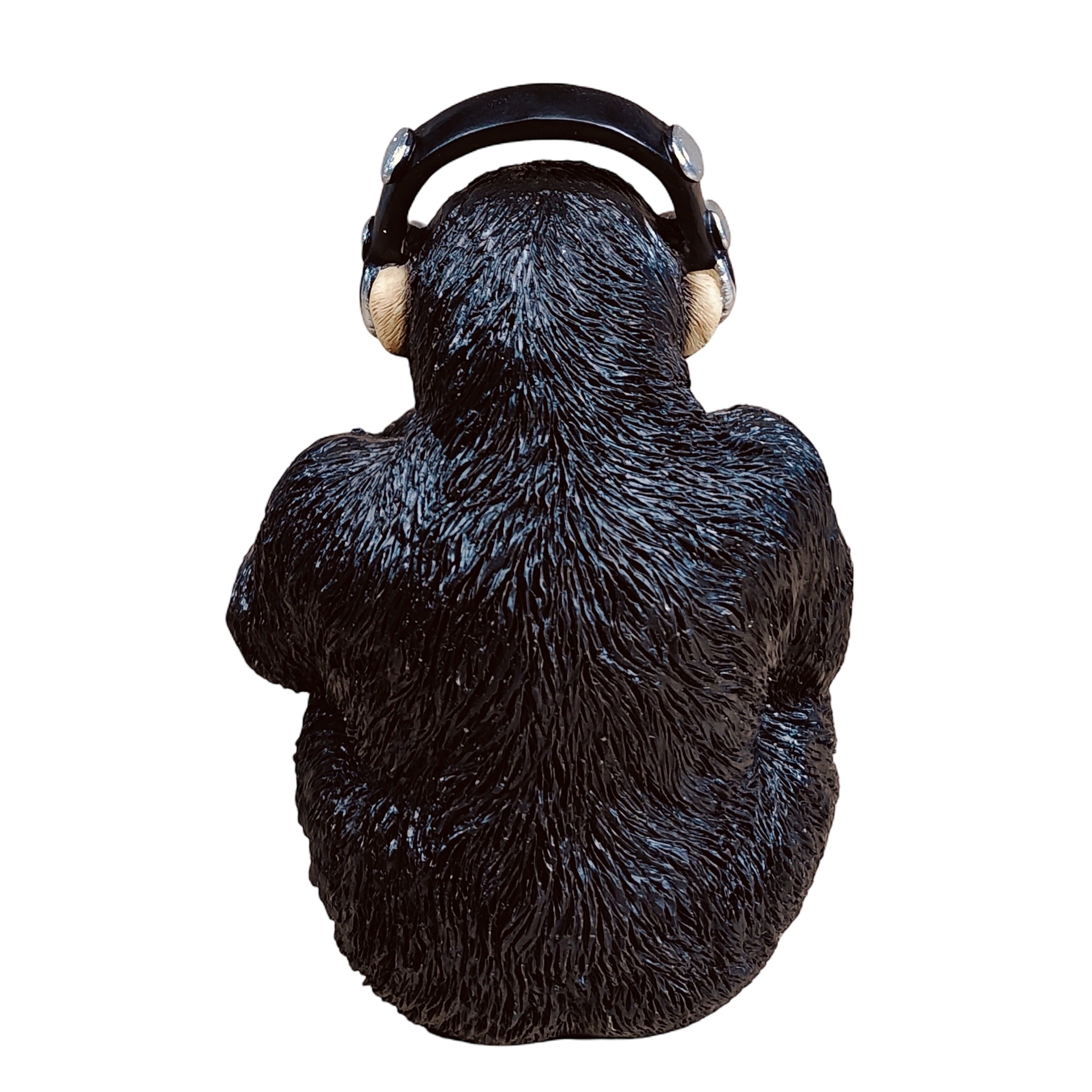 Affe Figur mit Kopfhörer & Controller - Gaming Zimmer Deko als Deko Affe für Regal, Schreibtisch & Wohnzimmer