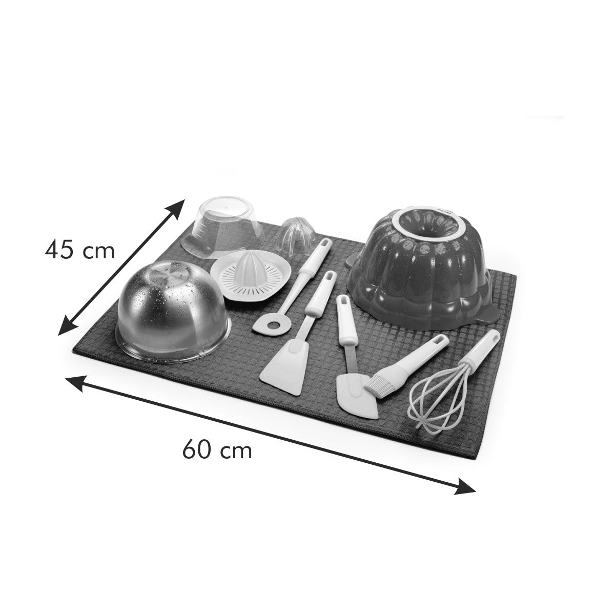 Tescoma Abtropfmatte PRESTO XXL 60 x 45 cm – extra große Spülmatte