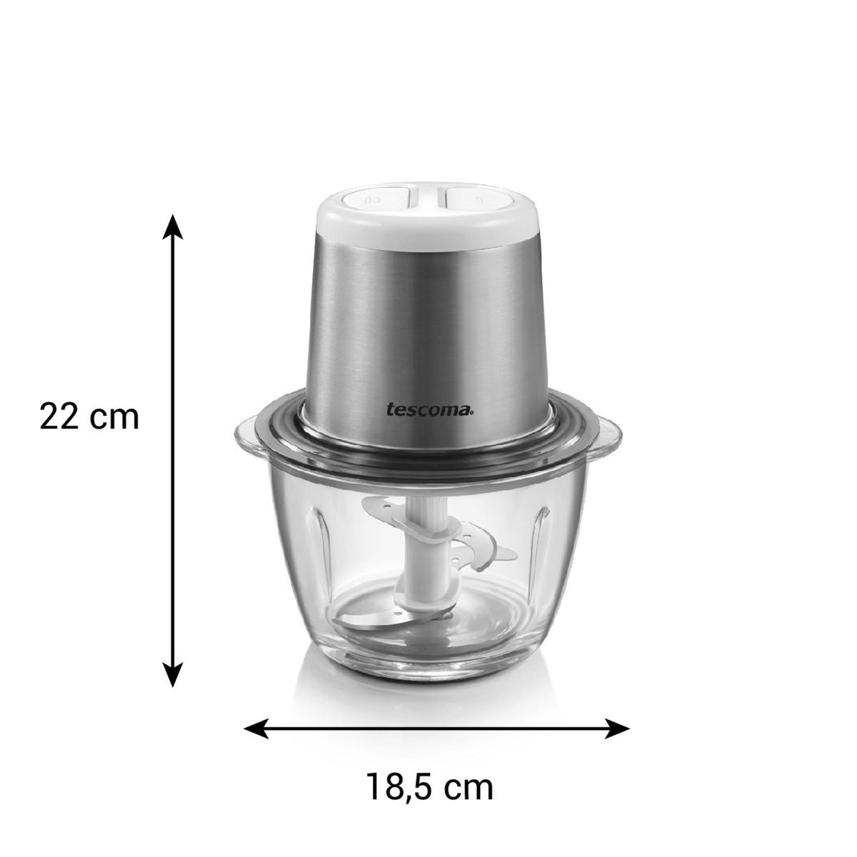 Tescoma GrandCHEF Akku-Zerkleinerer 1 l, 200 W mit Schlagscheibe