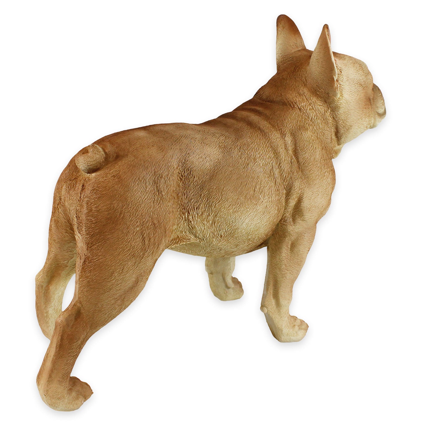 Französische Bulldogge Figur XL Hundefigur lebensecht Gartendeko Hunde Deko stehend