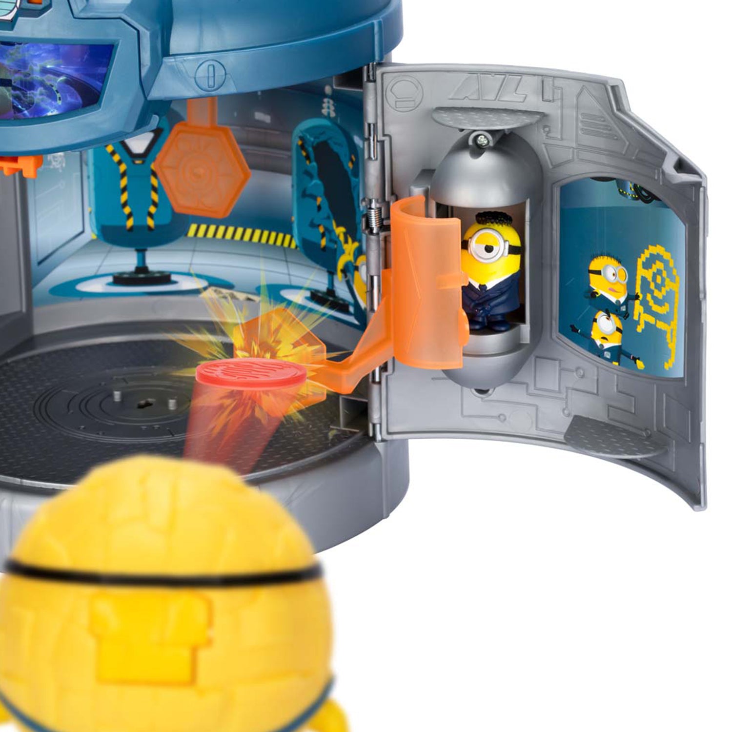 Despicable Me 4 59293 | Mega Minion Transformation Chamber | Verwandlungskammer für den 5 cm AVL Minion in einen 10 cm Mega Minion