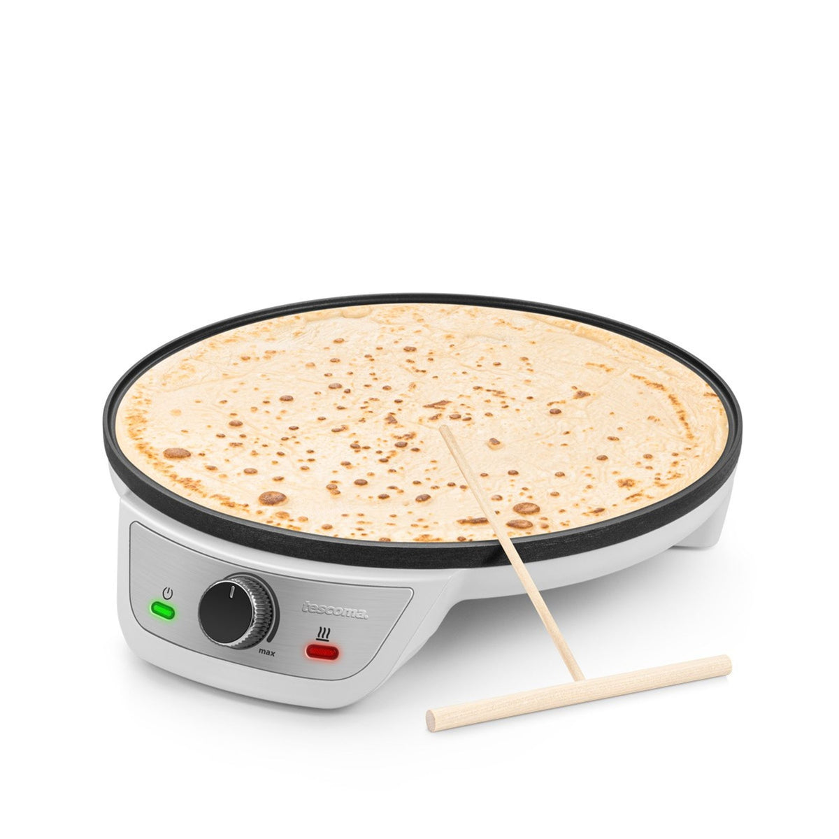 Tescoma GrandCHEF Crêpes-Maker 30 cm, 1200 W mit Teigverteiler