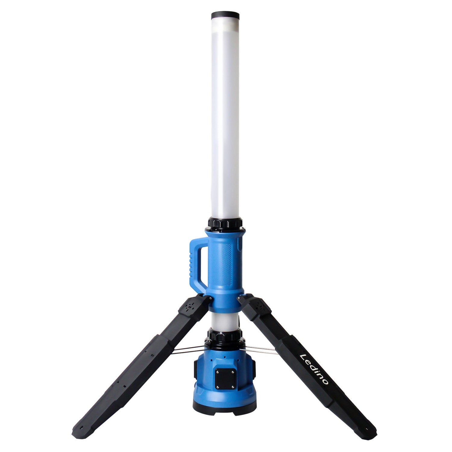 Ledino LED Hybrid-Lichtsäule Rath H40 – 3200 lm Rundumlicht für Baustelle, Garten & Camping