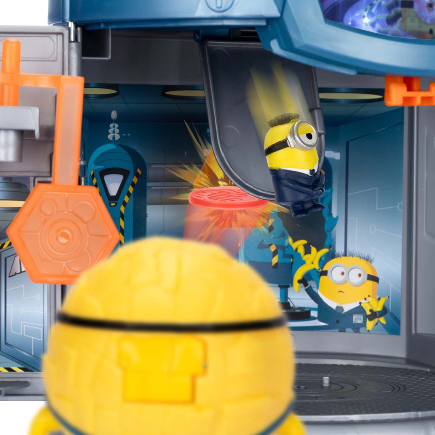 Despicable Me 4 59293 | Mega Minion Transformation Chamber | Verwandlungskammer für den 5 cm AVL Minion in einen 10 cm Mega Minion