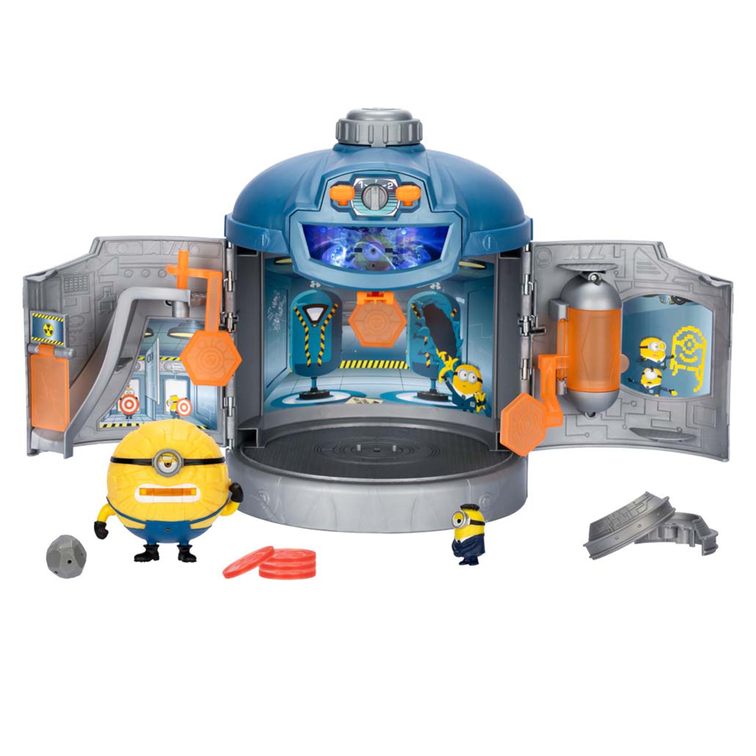 Despicable Me 4 59293 | Mega Minion Transformation Chamber | Verwandlungskammer für den 5 cm AVL Minion in einen 10 cm Mega Minion