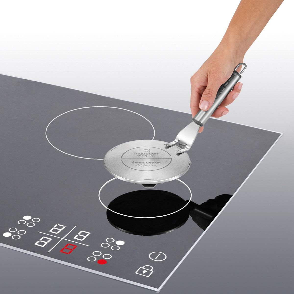 Tescoma Induktions-Adapterplatte GrandCHEF 12 cm – Kochfeld-Adapterplatte