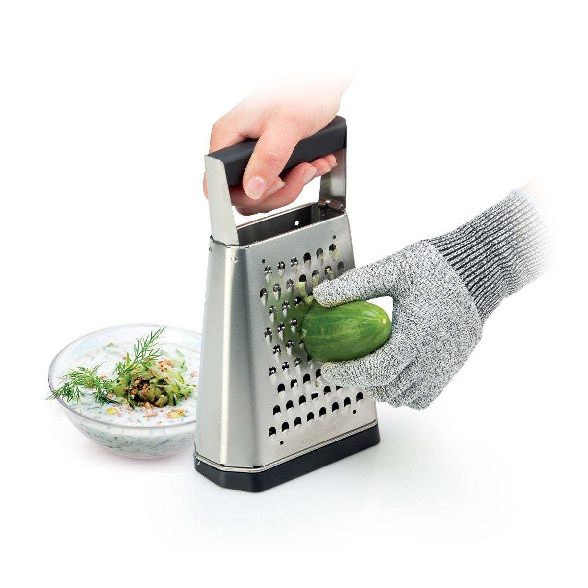 Tescoma Schutzhandschuh PRESTO Größe M – Küchenhandschuh für sicheres Arbeiten
