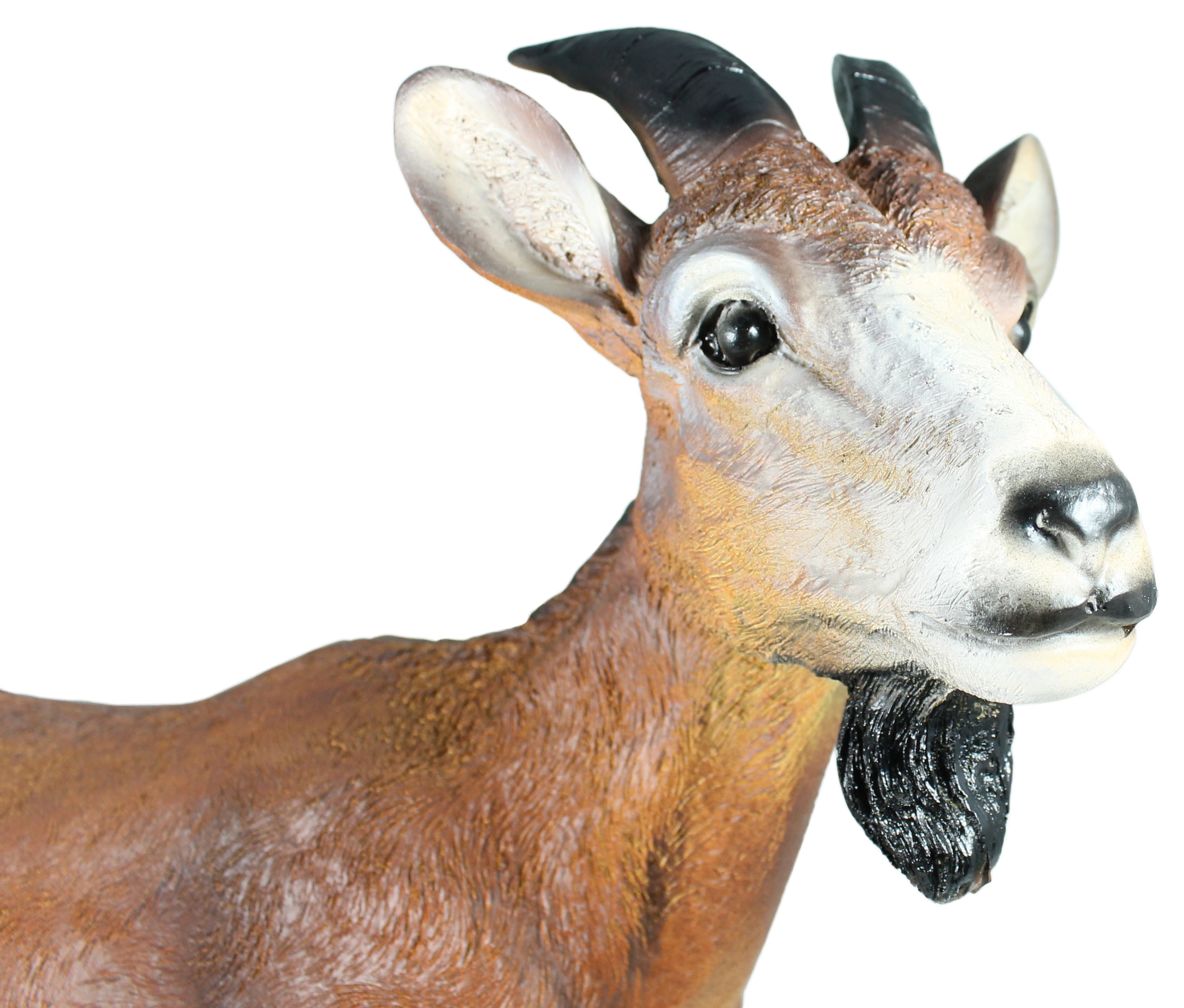 Ziegenbock Figur Bruce - Gartenfigur Ziege als Tierfigur Geißbock Deko für Garten, Terrasse & Hof