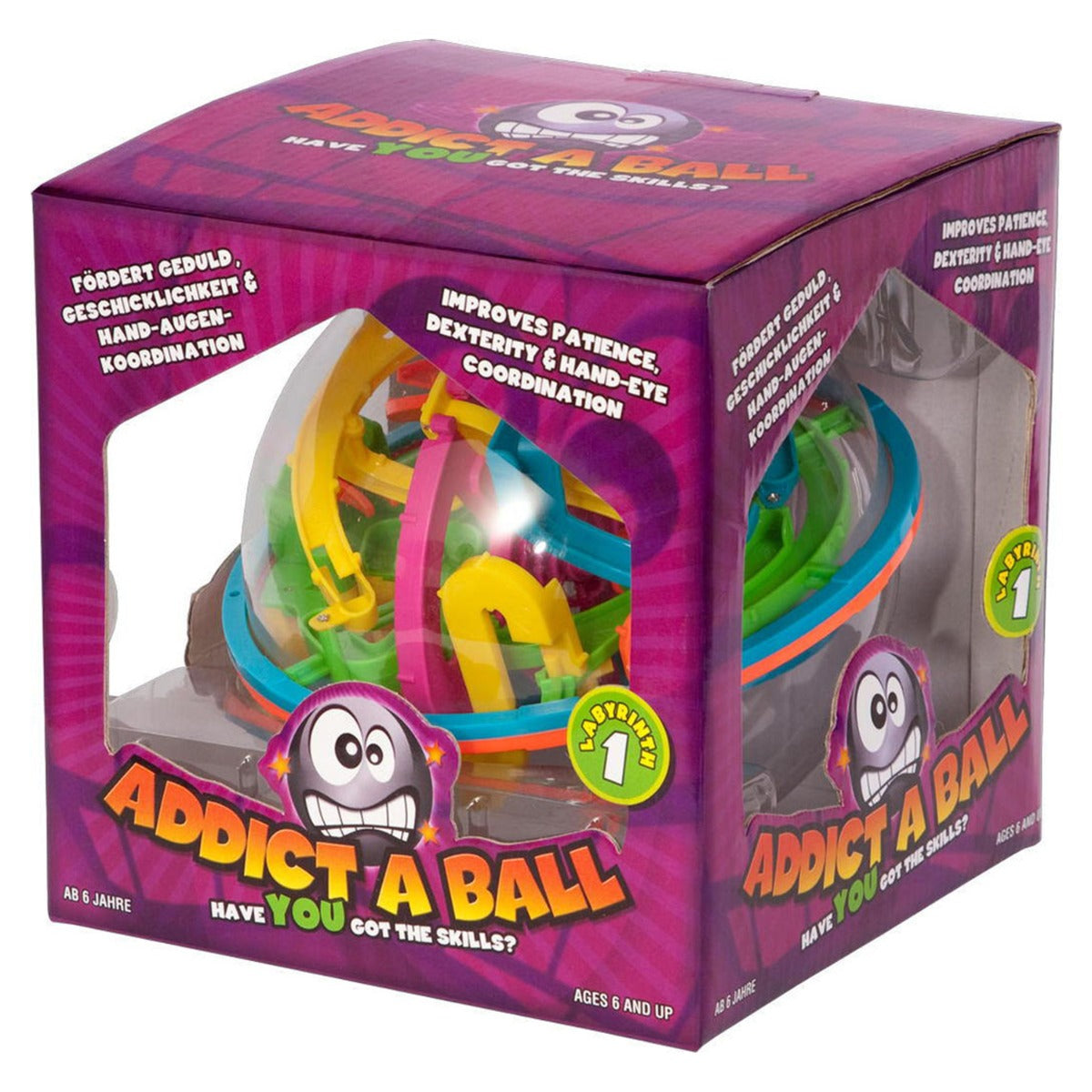 Addict A Ball 20 cm Labyrinth Kugelspiel 3D Kugellabyrinth Ball