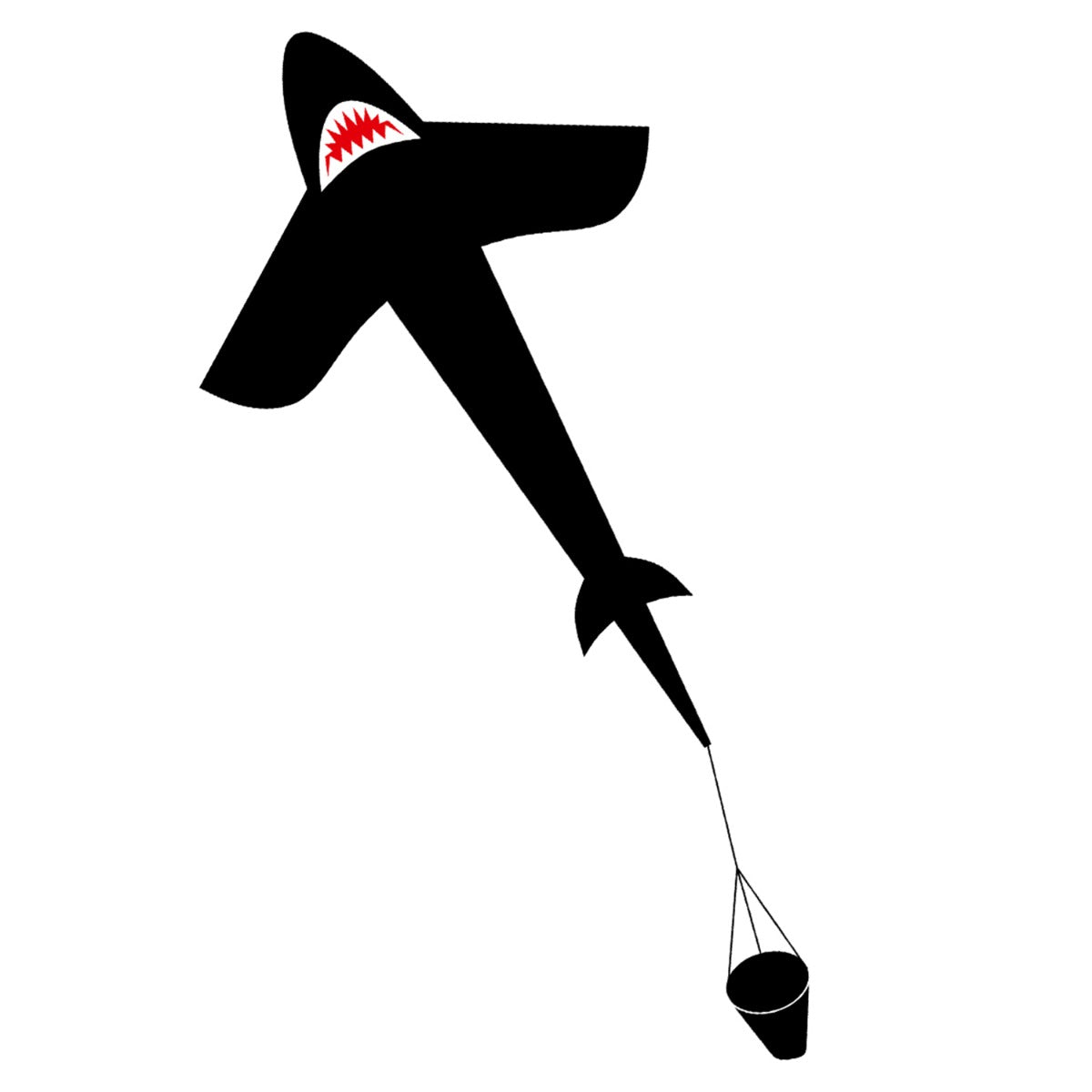 Kinderdrachen Einleiner Drachen HQ Shark Kite 5 Hai Flugdrache