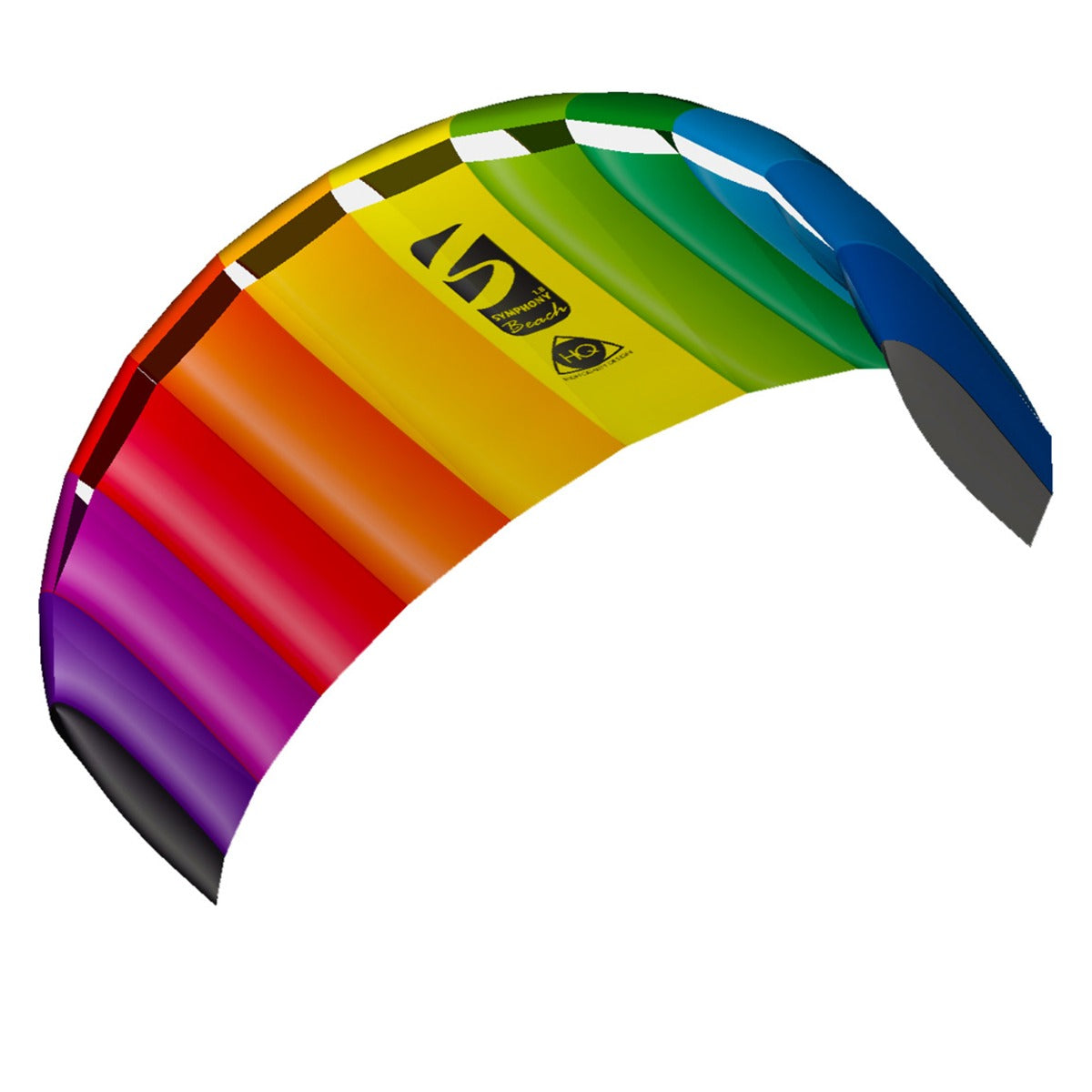 Lenkmatte HQ Symphony Beach III 1.8 Sport PLUS Rainbow mit Controlbar und Lenkschlaufen Allround Lenkdrachen Kite