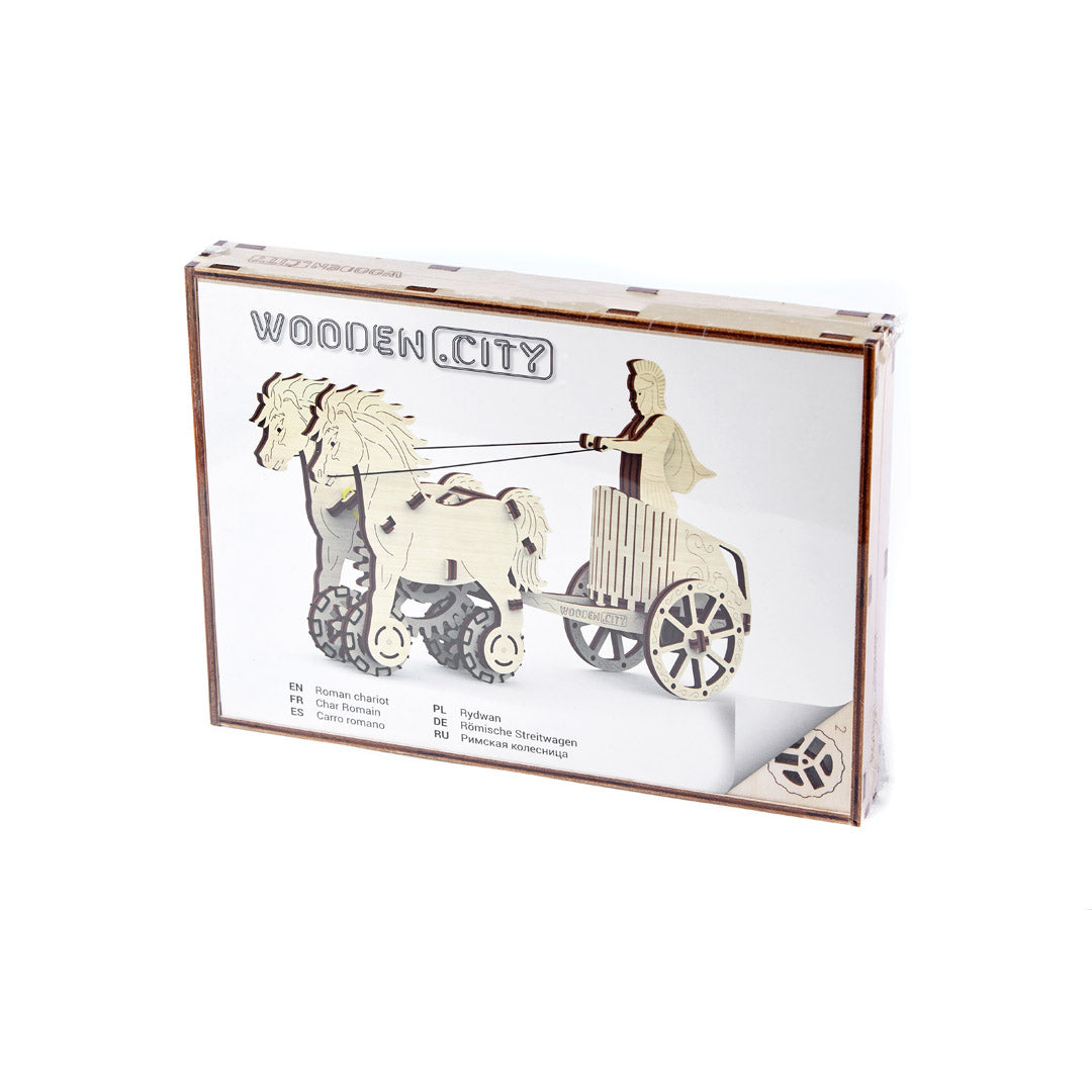 Woodencity Roman chariot Streitwagen Holzmodell Bausatz Dekoration