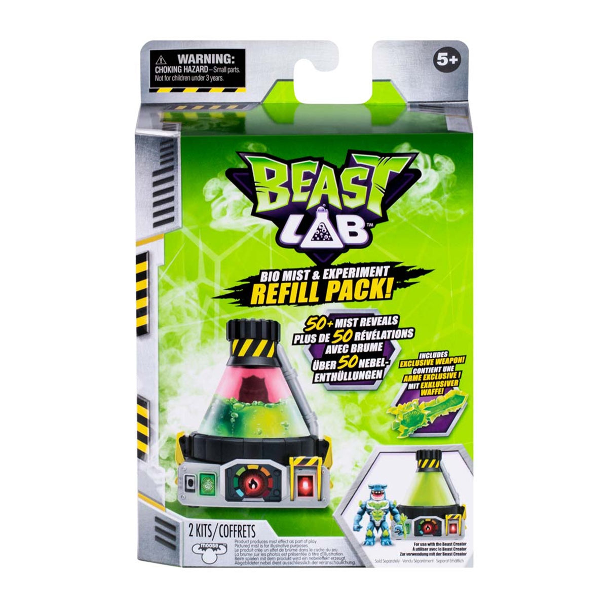 Beast Lab 11107 Nachfüllpackung für Beast Lab 11105 Hai-Labor-Spielset für 50 weitere Nebel-Enthüllungen