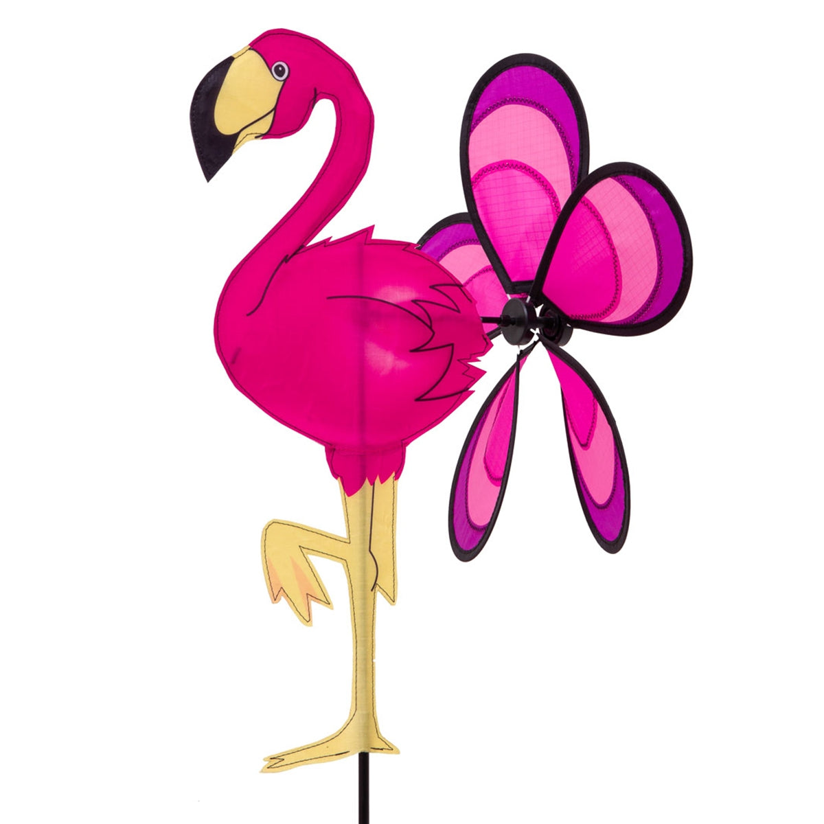Windrad Windspiel HQ Spin Critter Flamingo Garten Dekoration