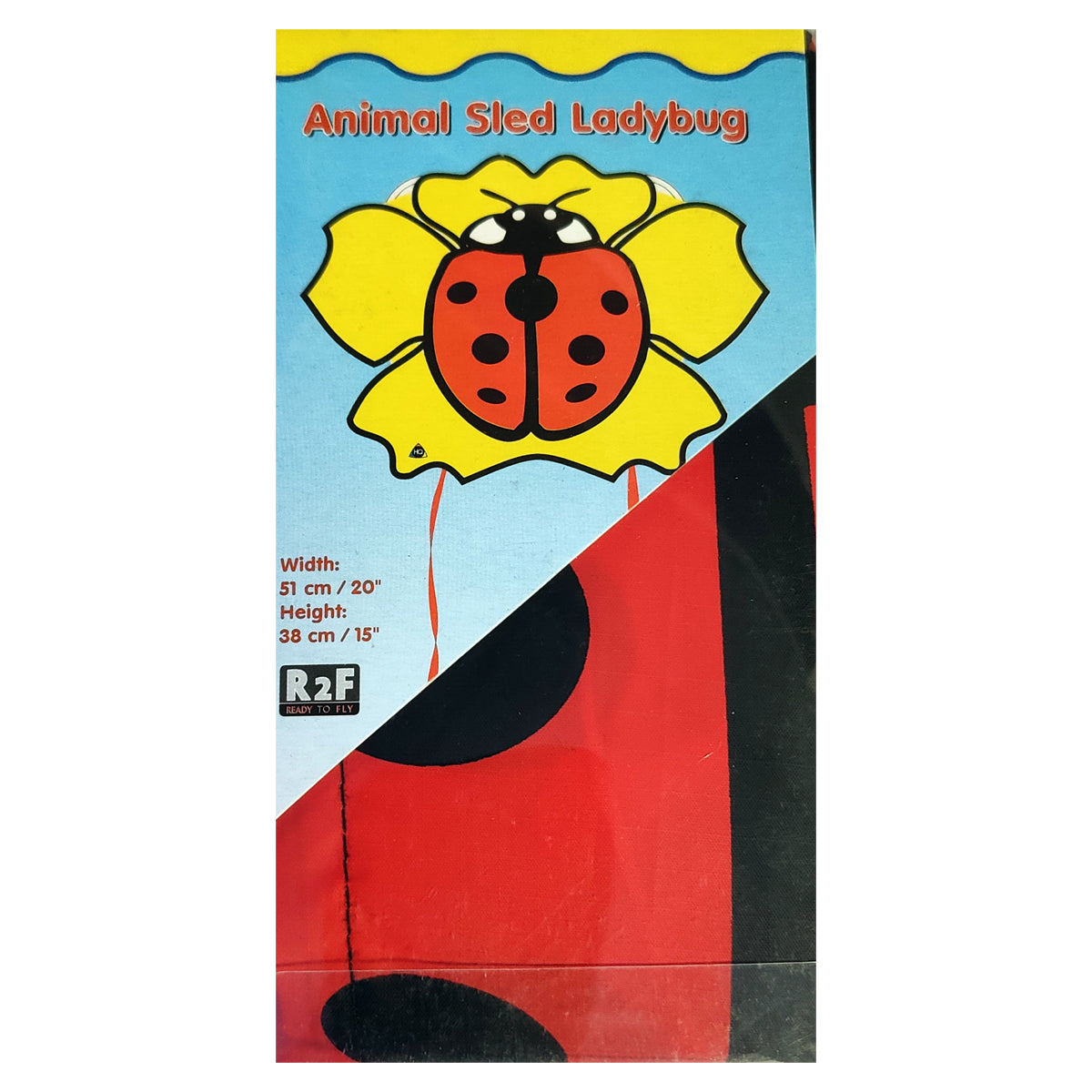 Kinderdrachen Einleiner HQ Animal Sled Ladybug Flugdrachen