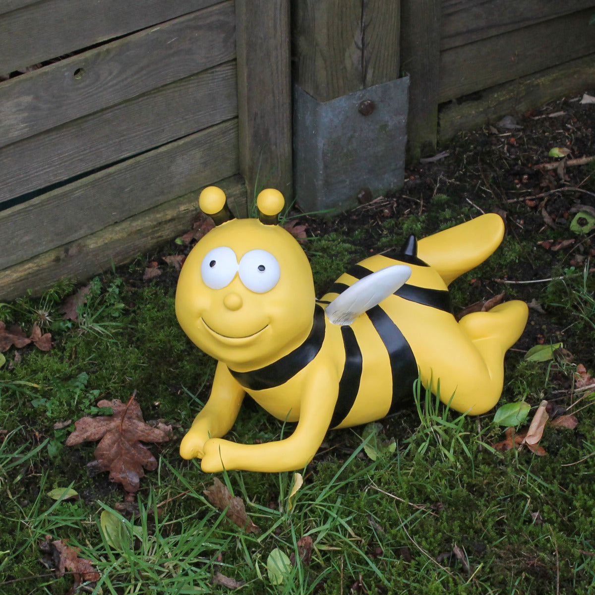 Gartenstecker Biene Bienen Figur fliegend Bienen Deko Bienen Gartenfigur