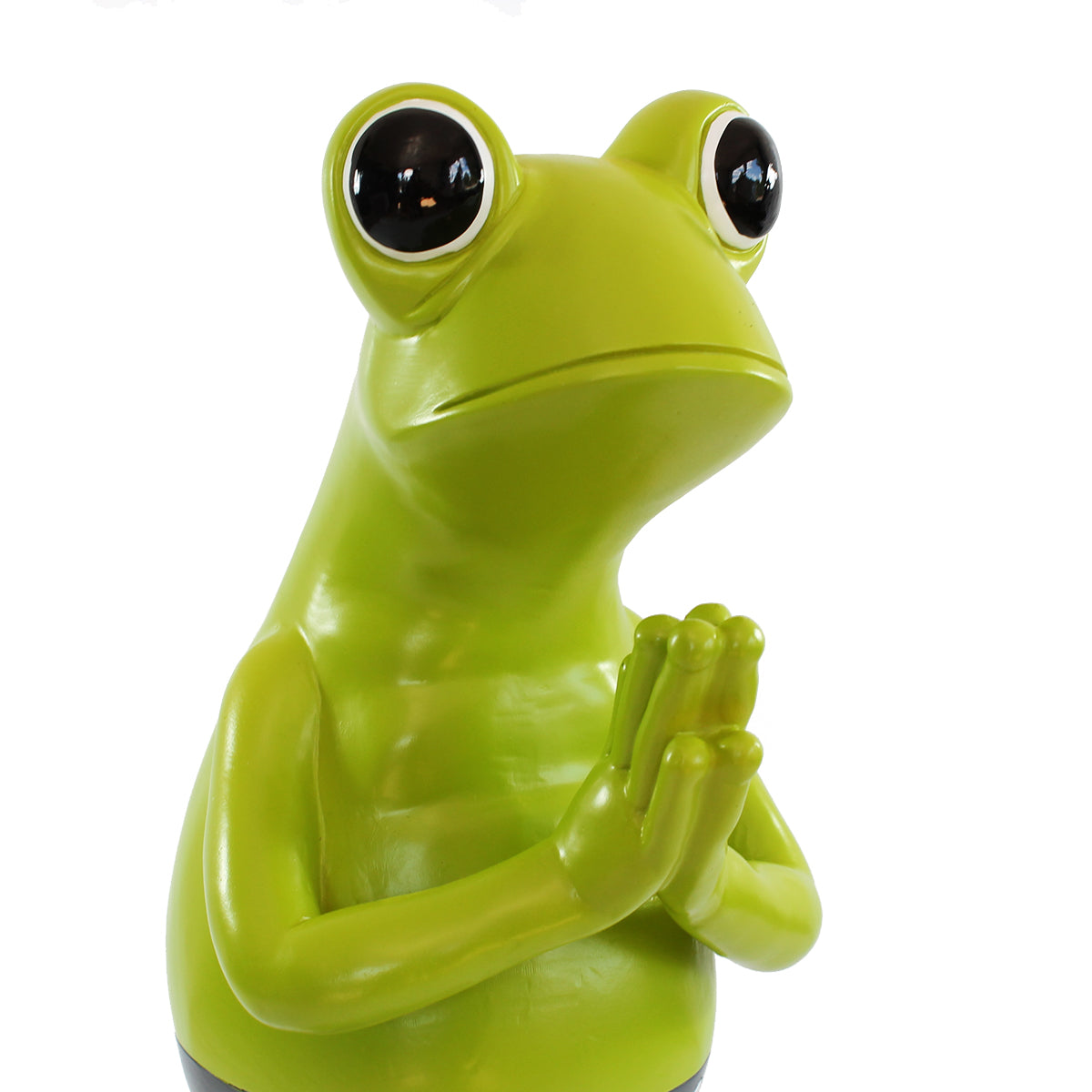Frosch Dekofigur lustiger Badefrosch 43 cm grün Gartenfigur Frosch Froschfigur Pooldeko