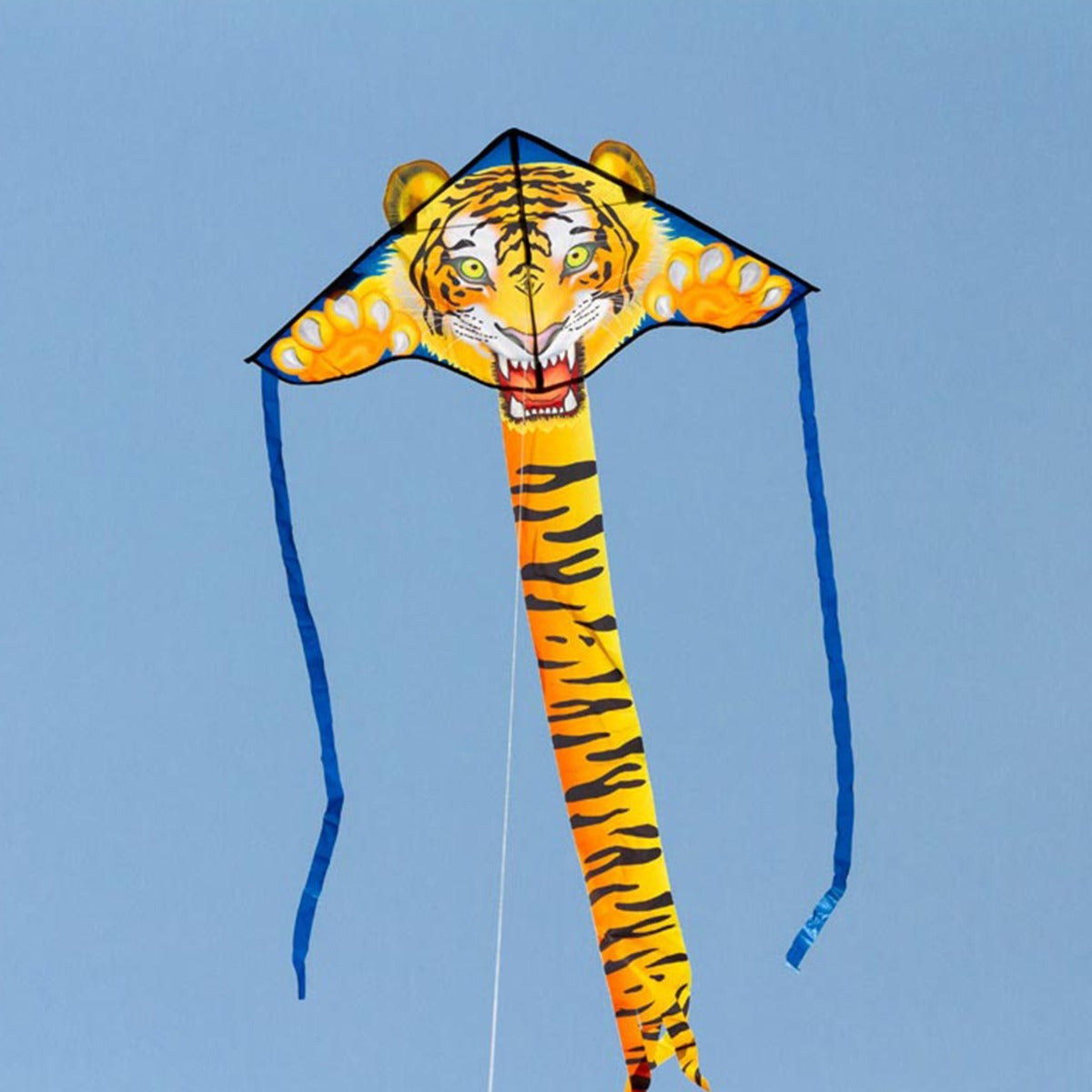 Kinderdrachen Einleiner Drachen HQ Simple Flyer Tiger 85 cm Flugdrache