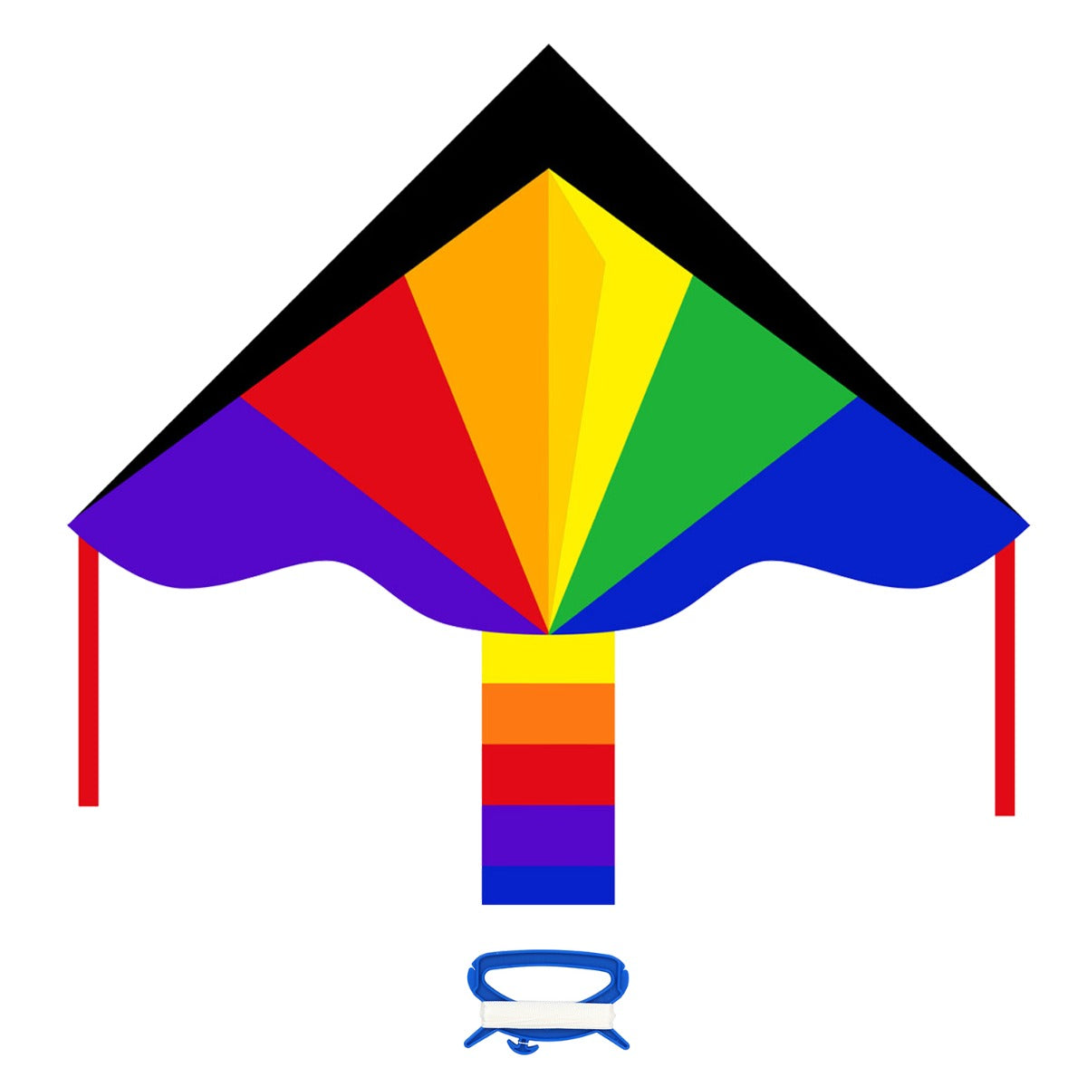 Kinderdrachen Einleiner Drachen HQ Simple Flyer Rainbow 120 cm Flugdrachen