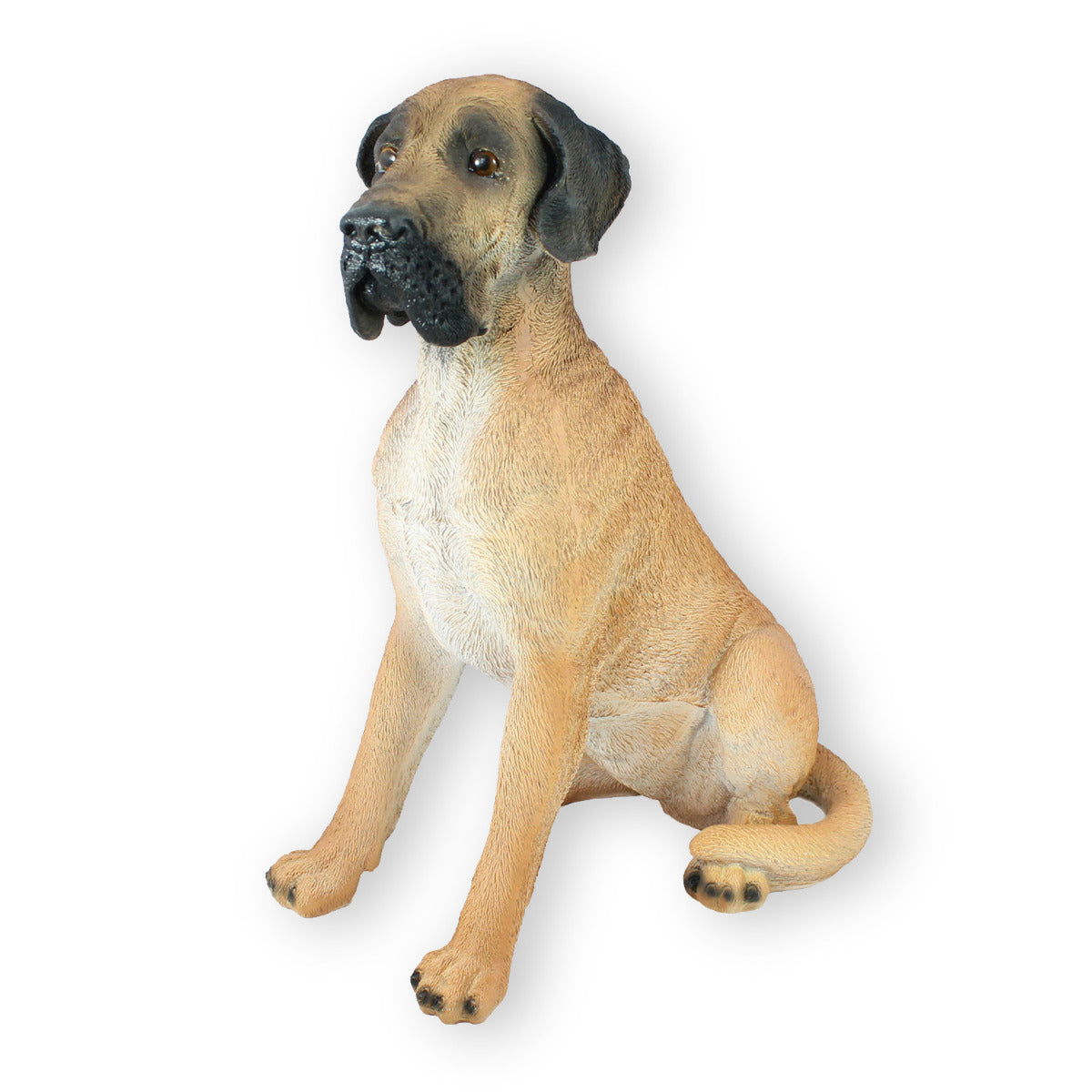 Hunde Figur Deutsche Dogge Charly braun 36 cm Tierfigur Gartenfigur