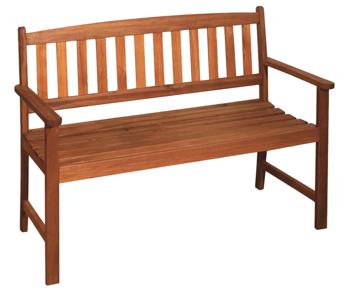 Gartenbank PROMOTION 2-Sitzer Länge 110 cm Sitzbank Holz Eukalyptus FSC 100%