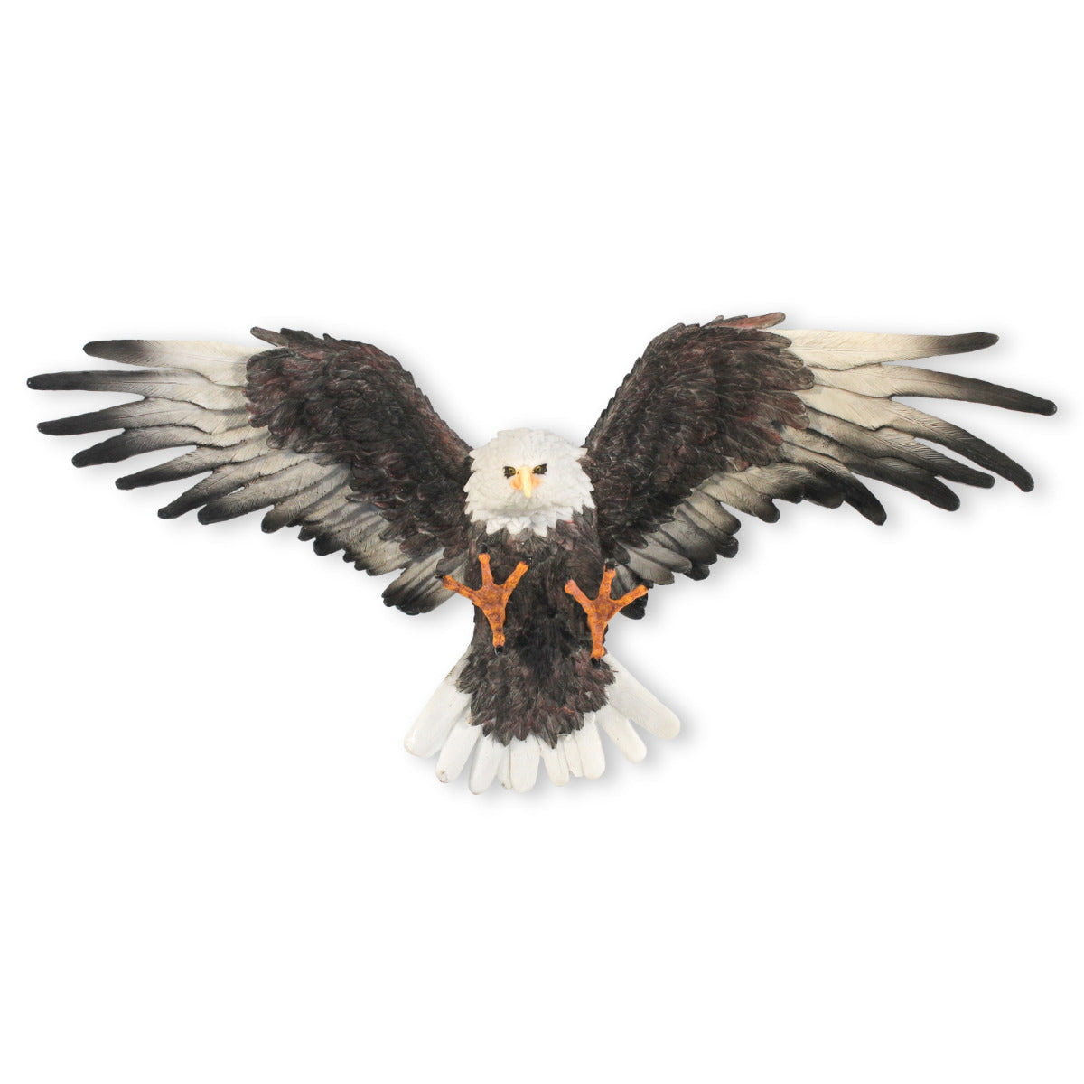Adler Figur fliegend Dekofigur Adler Gartenfigur Adler Figur Garten groß 55 cm Tierfigur