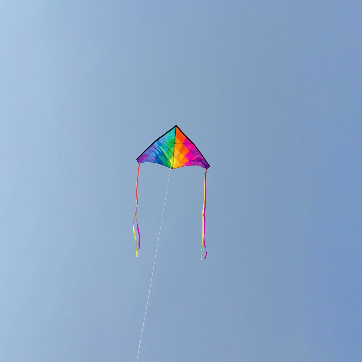 Kinderdrachen Einleiner Drachen HQ Delta Rainbow 140 cm Flugdrache