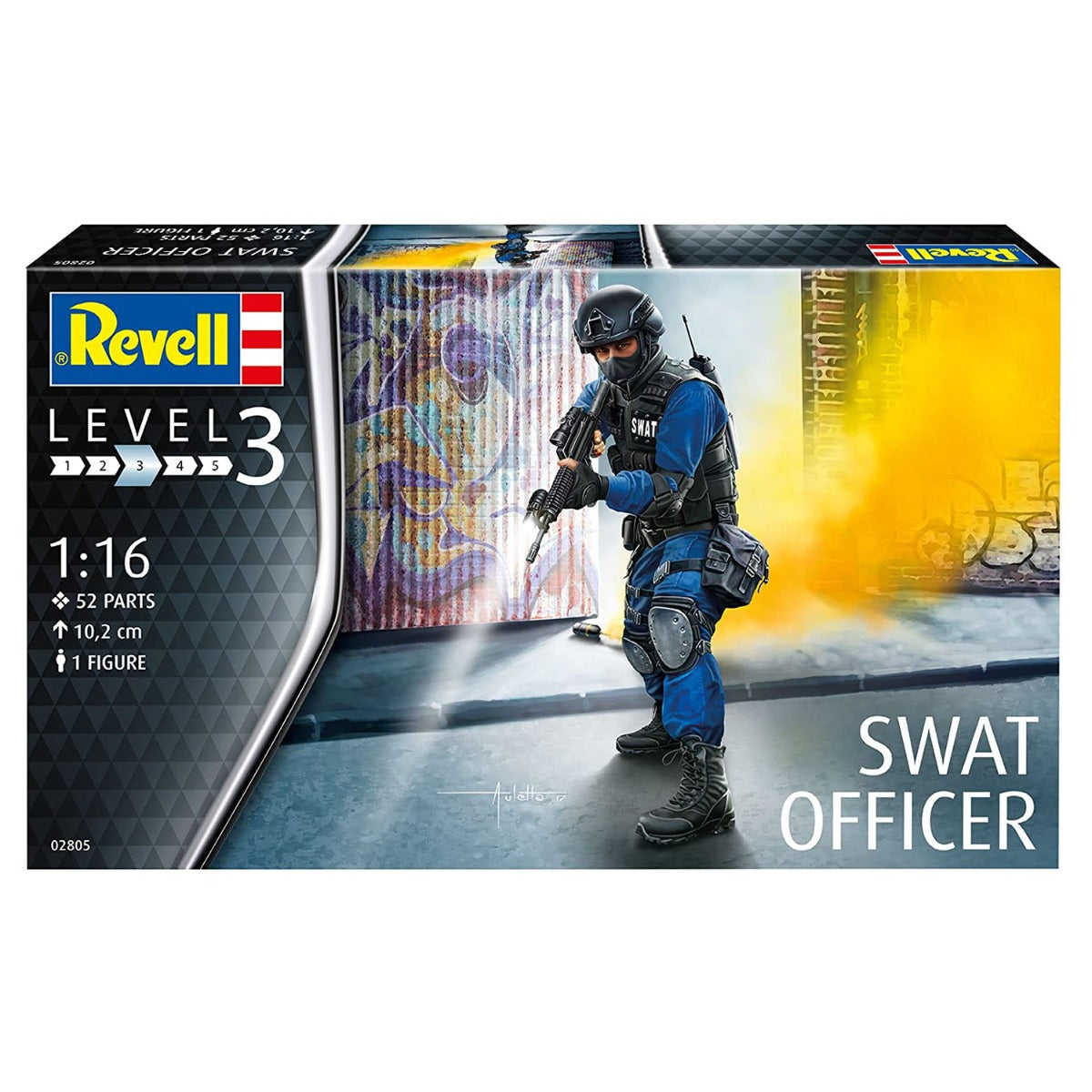 Revell Swat Offizier Modellbausatz 1:16 Spezialeinheit Special Forces