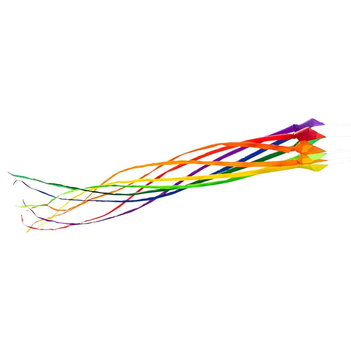 Drachenschwanz HQ Soft Swirl Rainbow 3 m Leinenschmuck Drachenzubehör