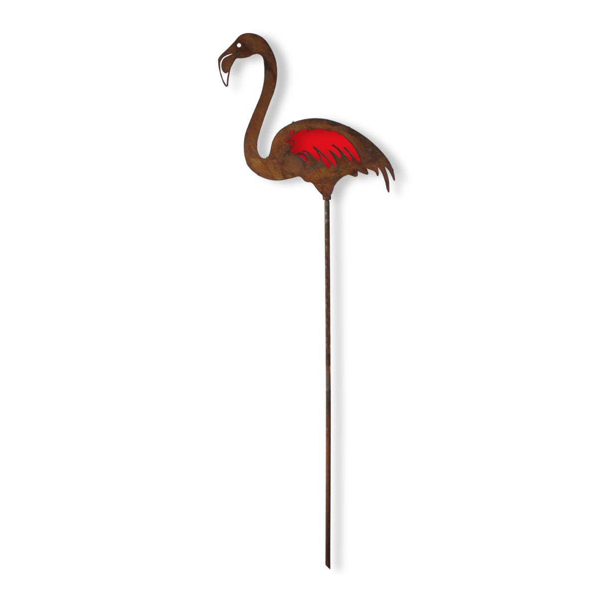 Gartenstecker Rost Flamingo Figuren 2 Stück Rost Deko Gartenstecker Deko Flamingo