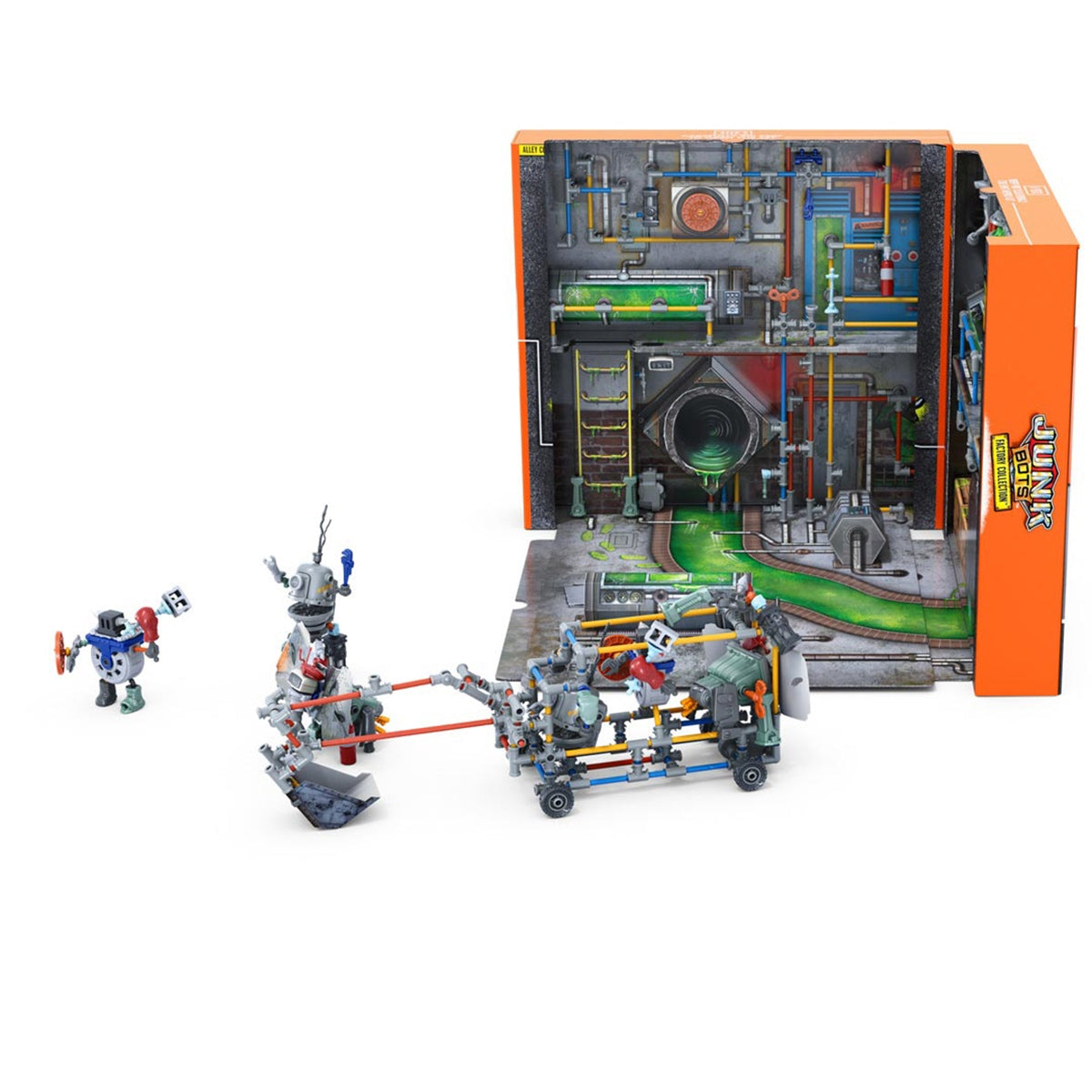 HEXBUG 430-7799 JUNKBOTS Large Factory Habitat - Metro Sewer System Große Fabrik Habitat Metro Kanalisationssystem