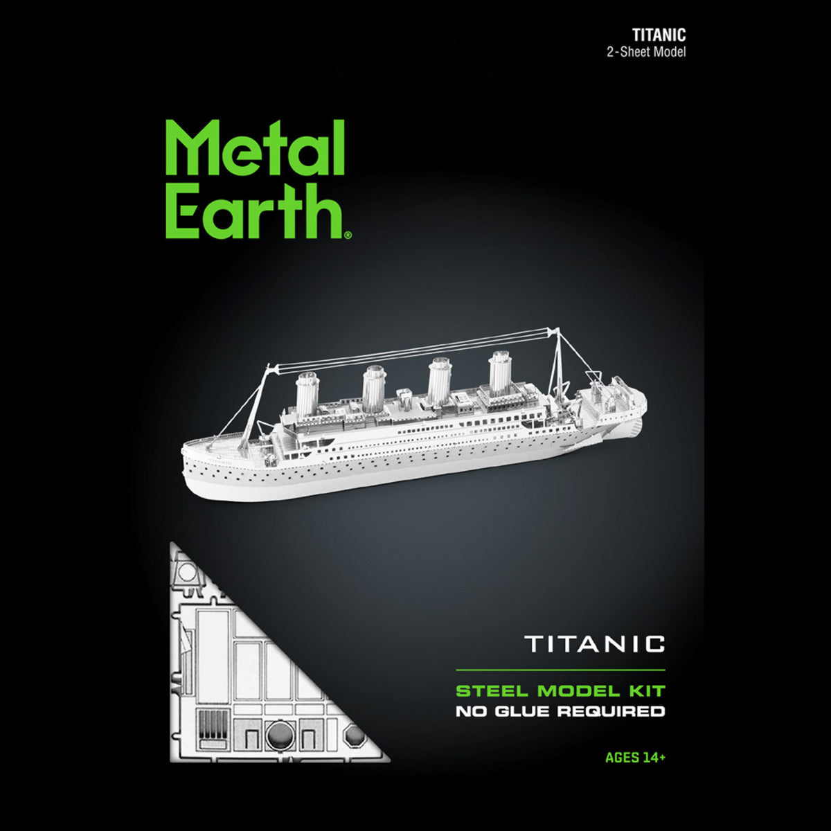 Metal Earth Titanic Passagierschiff MMS030 3D Figur Metallbausatz