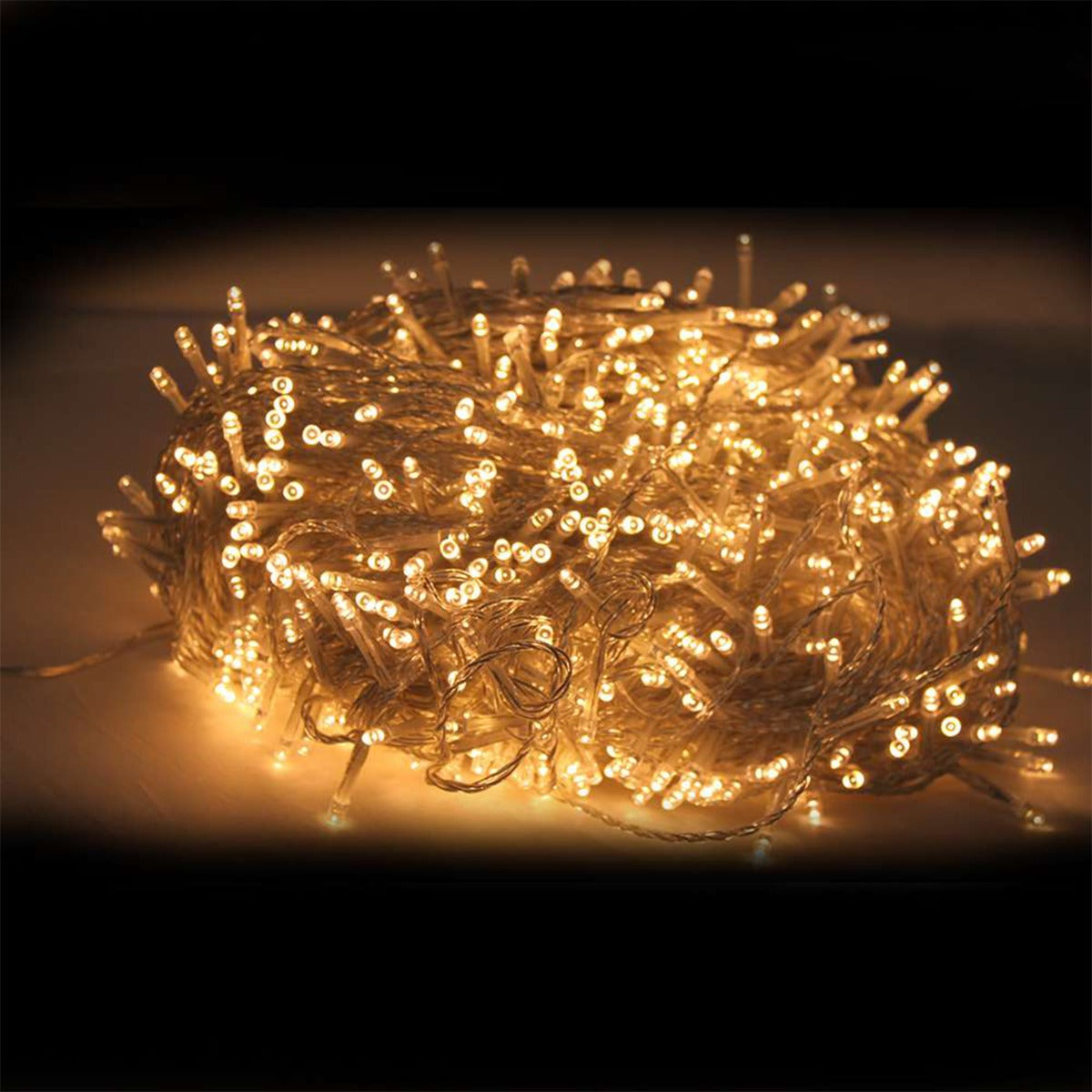 LED Lichterkette mit 500 LEDs warmweiss 50 Meter Weihnachtsbeleuchtung für innen und außen