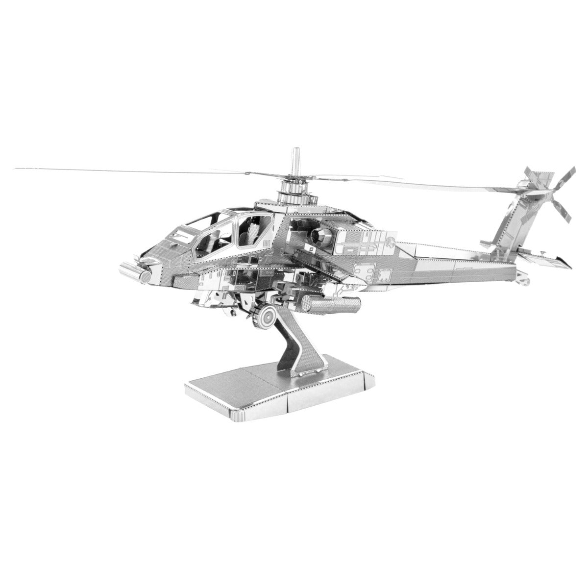 Metal Earth Metallbausätze MMS083 AH-64 Apache Hubschrauber Metall Modell