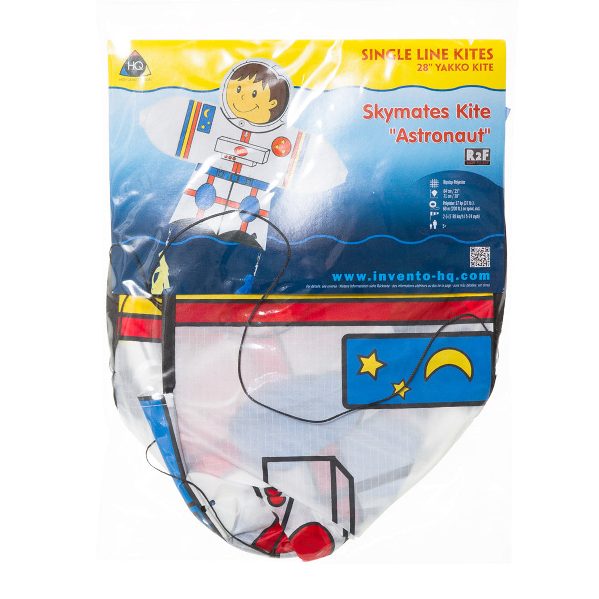 Kinderdrachen Einleiner Drachen HQ Skymate Kite Astronaut Flugdrachen