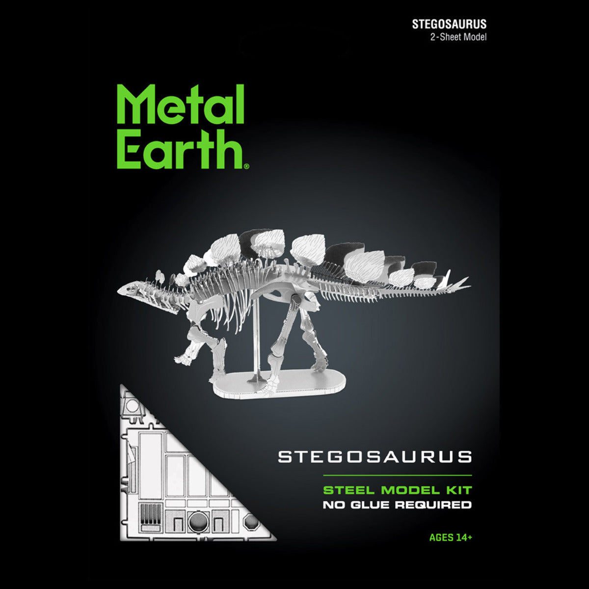 Metal Earth Stegosaurus Dinosaurier MMS100 3D Figur Metallbausatz