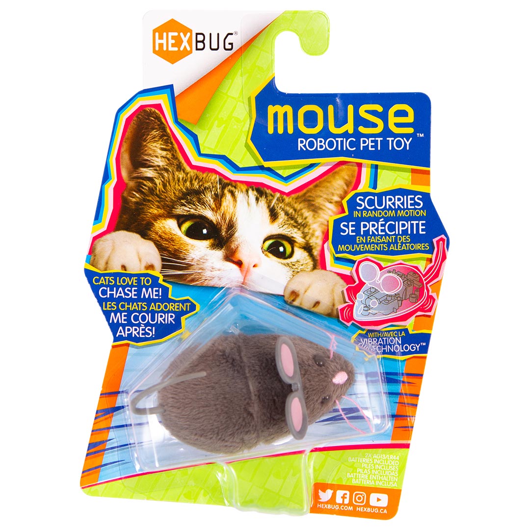 Hexbug Mouse Cat Toy Maus GRAU Katzenspielzeug Kinder Spielzeug Roboter 480-3031
