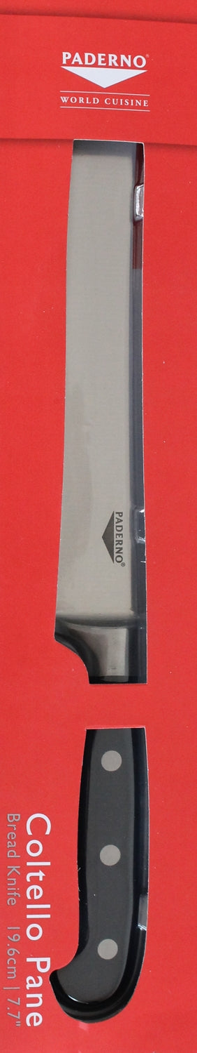 Paderno Brotmesser Küchenmesser Wellenschliff Messer 19,6 cm Edelstahl Messer