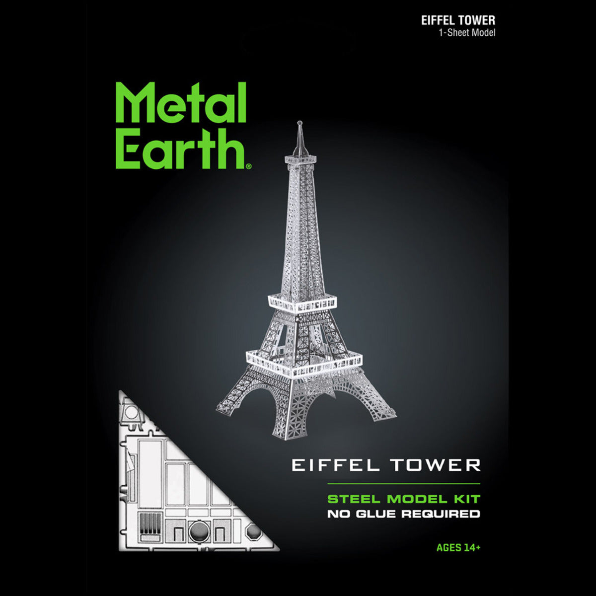 Metal Earth Metallbausätze MMS016 Eiffelturm Eisenfachwerkturm Metall Modell