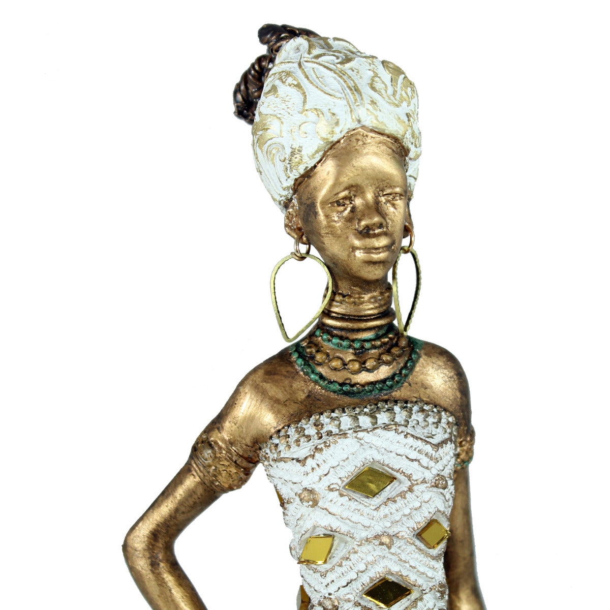Afrika Deko Figur Frau mit Hand auf der Hüfte Afrikanische Dekofiguren