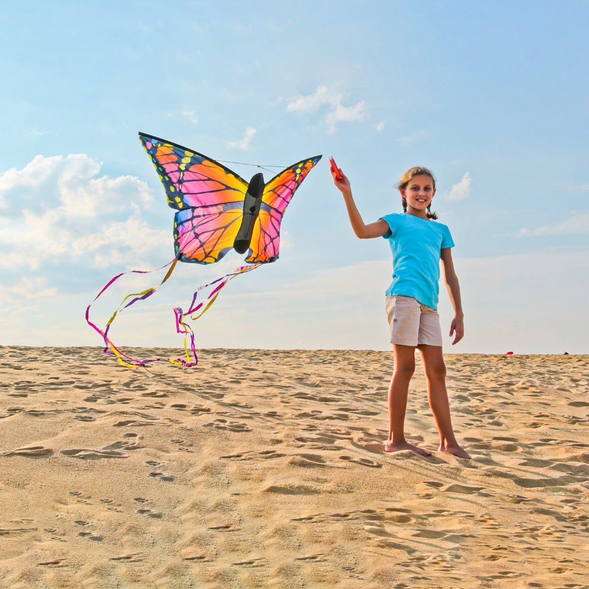 Kinderdrachen Einleiner Butterfly Kite Ruby L Schmetterling HQ Drachen