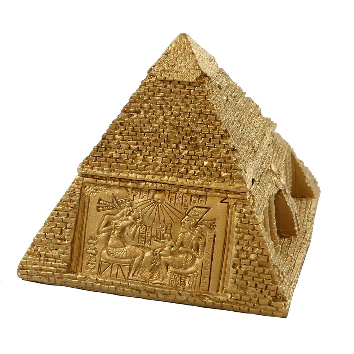 Dekofigur Pyramide Schmuckschatulle Schmuck Aufbewahrung Ägyptische Kultur