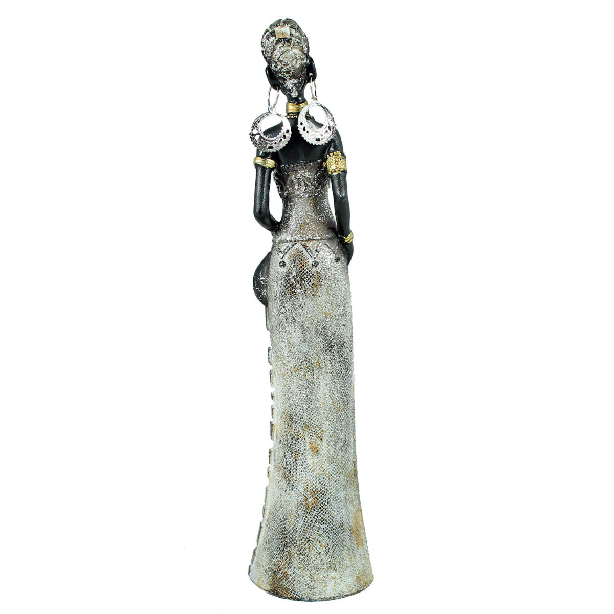 Afrika Deko Figur Frau mit Kanne in der Hand Afrikanische Dekofiguren