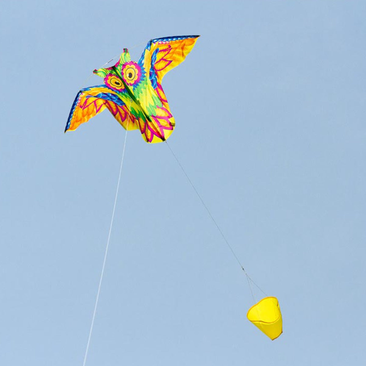 Kinderdrachen Einleiner Drachen HQ Owl Kite 113 cm Flugdrache