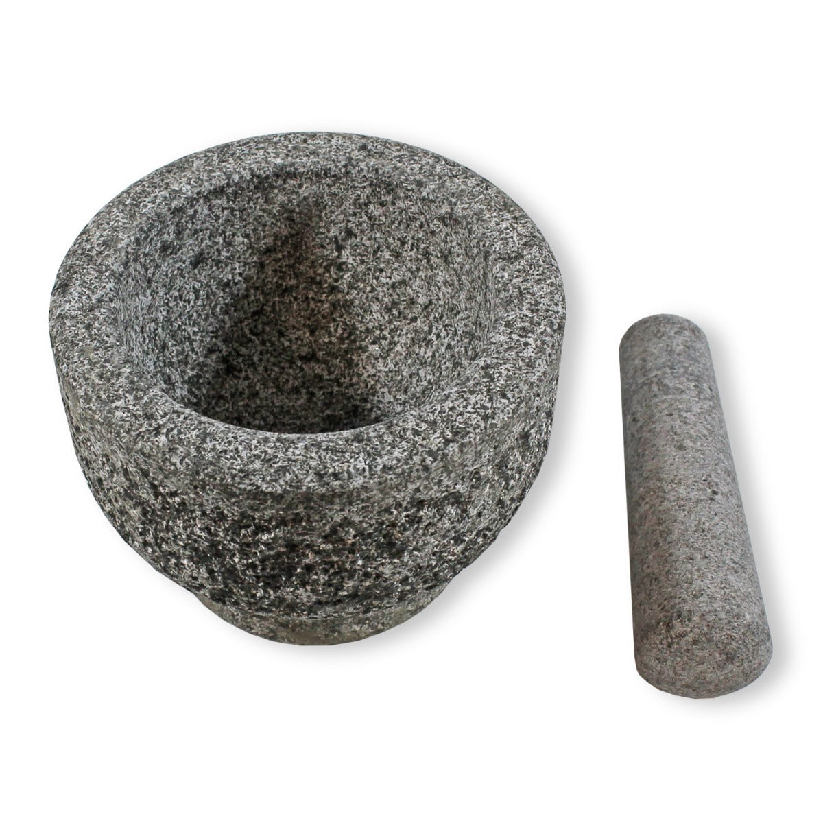 Granitmörser mit Stößel Zerkleinerer Gewürzmühle Granit Mörser